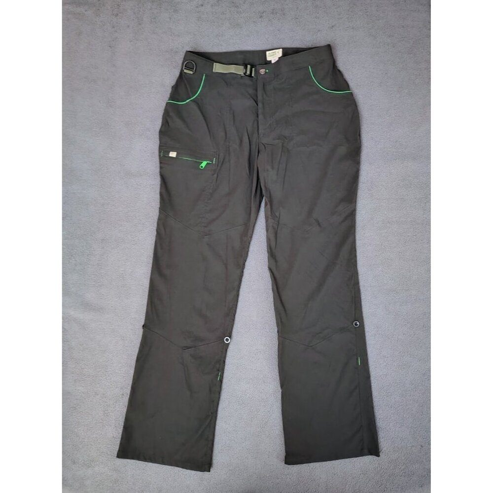 Alpine Parrot Women's Ponderosa Pants Sz (16) Dark Green Cargo Hiking Bootcut